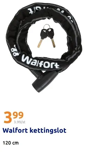 Promotie: Walfort ketttingslot