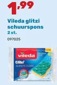 Promotie: glitzi schuurspons