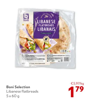 Promotie: Libanese flatbreads