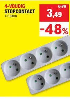 Aanbieding: 4-voudig stopcontact