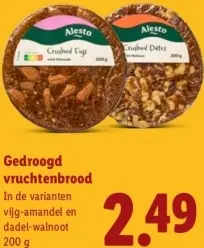 Aanbieding: Alesto Gedroogd vruchtenbrood