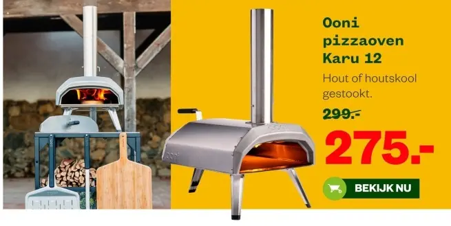 Aanbieding: pizzaoven Karu 12