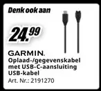 Promotie: Oplaad-/gegevenskabel met USB-C-aansluiting