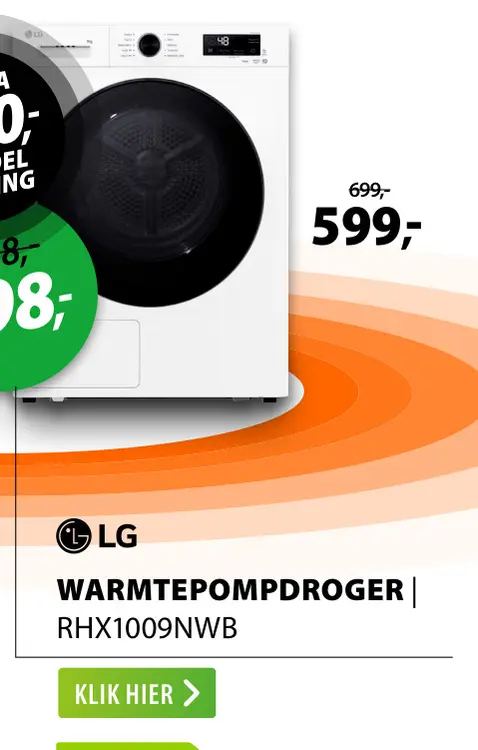 Aanbieding: Warmtepompdroger