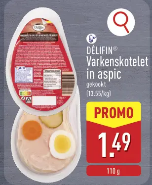 Promotie: Varkenskotelet in aspic