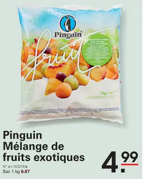 Offre: Pinguin Mélange de fruits exotiques