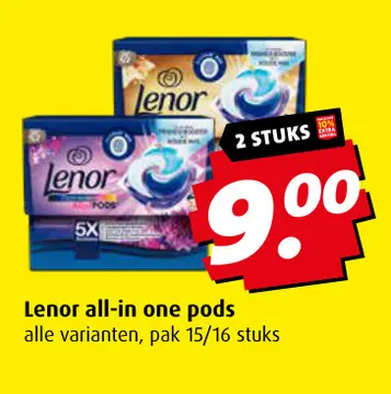 Aanbieding: Lenor all-in one pods