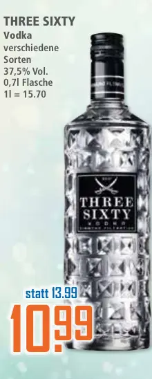 Aanbieding: THREE SIXTY Vodka