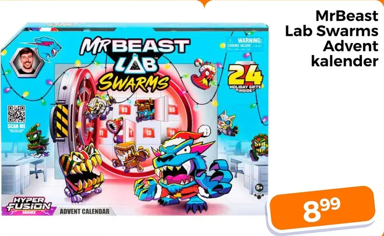 Aanbieding: MrBeast Lab Swarms Advent kalender