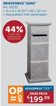 Aanbieding: BRIEVENBUS "GENE"