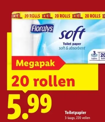Aanbieding: Toiletpapier