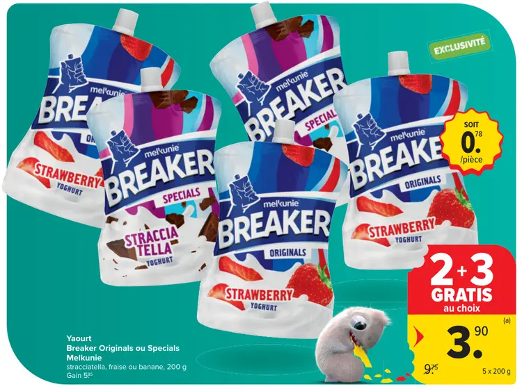 Offre: Yaourt Breaker Originals ou Specials
