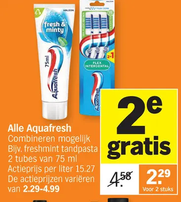 Promotie: Aquafresh