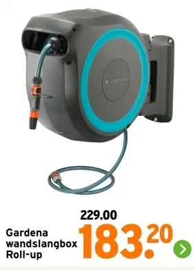 Aanbieding: wandslangbox Roll-up