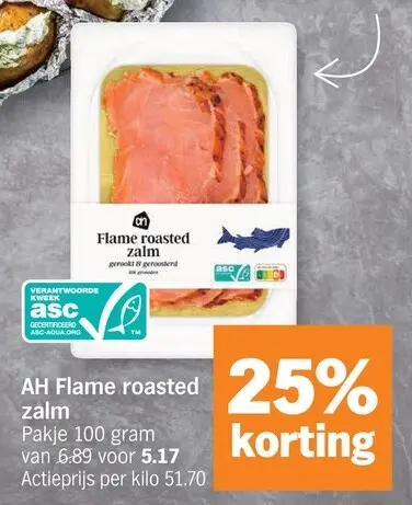Promotie: Flame roasted zalm