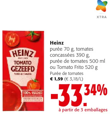 Offre: purée, tomates concassées, purée de tomates 
