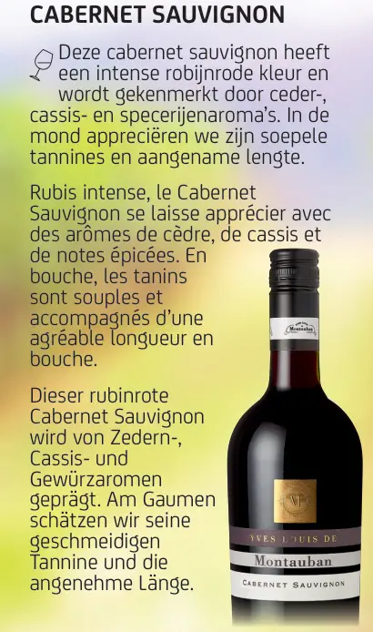 Promotie: Cabernet sauvignon