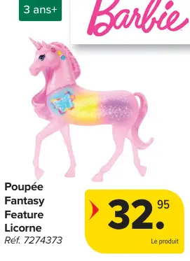 Offre: Poupée Fantasy Feature Licorne