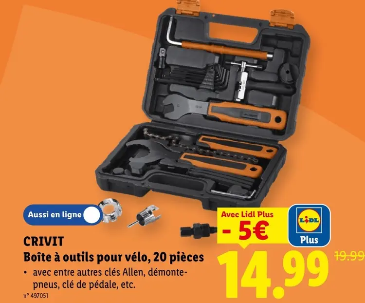 Offre: Boîte à outils pour vélo