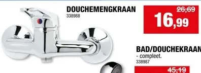 Promotie: Douchemengkraan