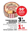 Offre: Tomme fruitee pasteurise