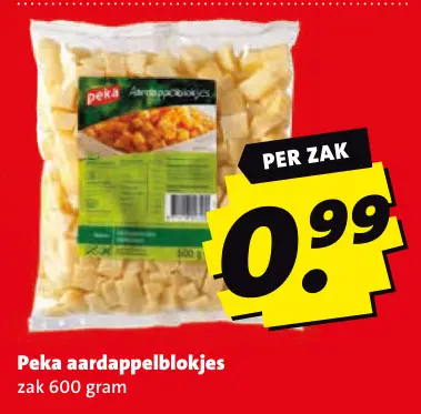 Aanbieding: Peka aardappelblokjes