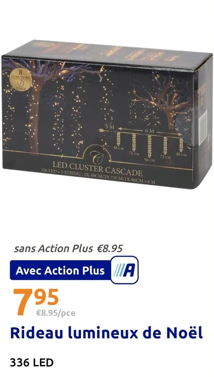 Offre: Rideau lumineux de Noël