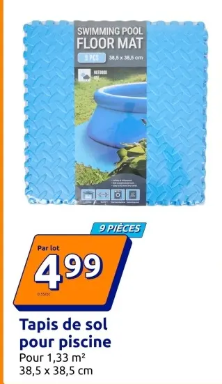 Offre: Tapis de sol pour piscine