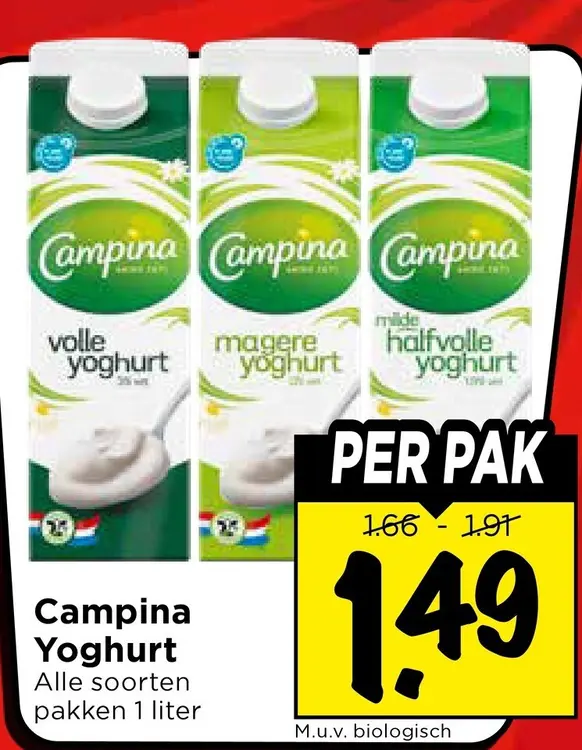 Aanbieding: Yoghurt