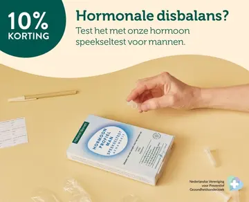 Aanbieding: Hormoon Profiel Man Speekseltest Afnamekit