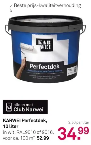 Aanbieding: Perfectdek 10 liter
