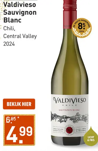 Aanbieding: Valdivieso Sauvignon Blanc 75CL