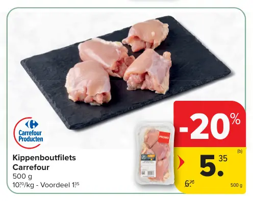 Promotie: Kippenboutfilets