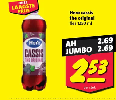 Aanbieding: Hero cassis the original