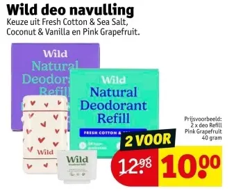 Promotie: Wild deo navulling