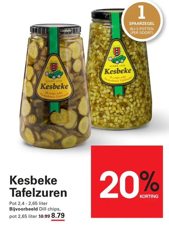 Aanbieding: Tafelzuren