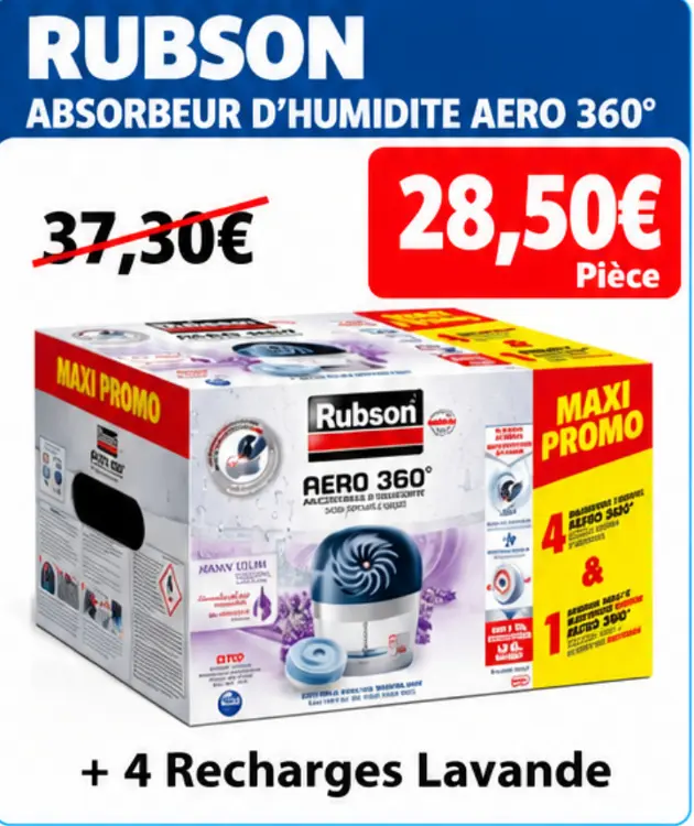 Offre: Rubson absorbeur d'humidite aero 360°