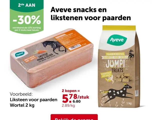 Promotie: Liksteen voor paarden