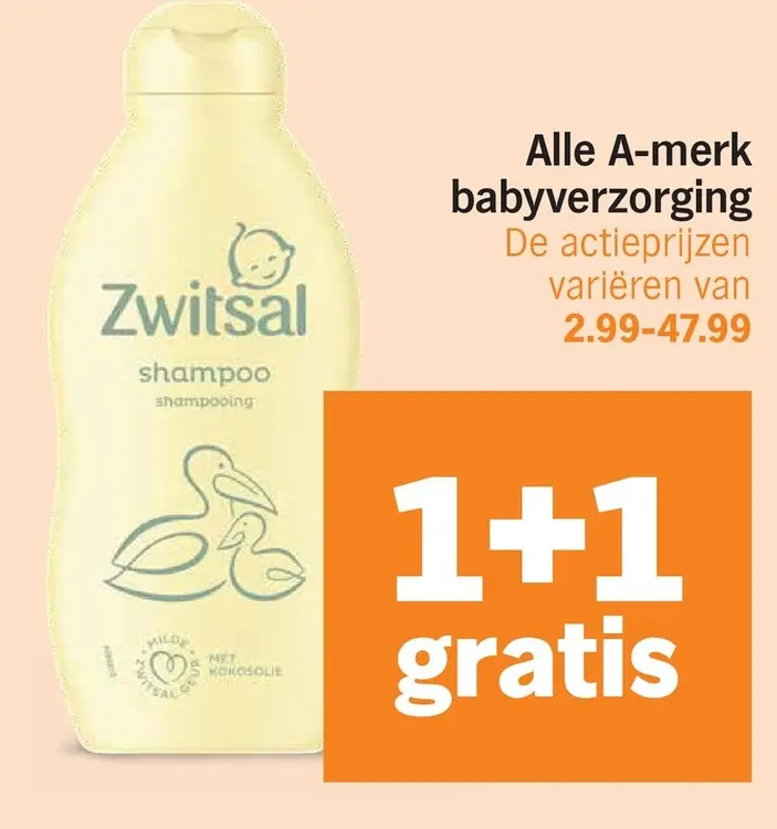 Aanbieding: Zwitsal shampoo