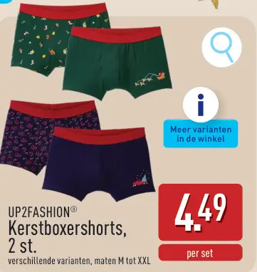 Aanbieding: Kerstboxershorts