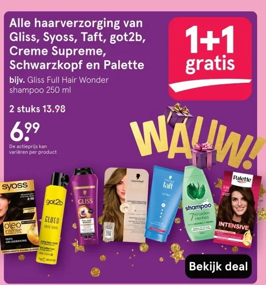 Aanbieding: Alle haarverzorging