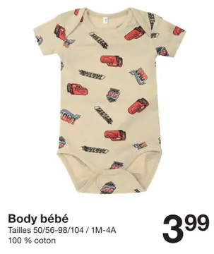 Offre: Body bébé