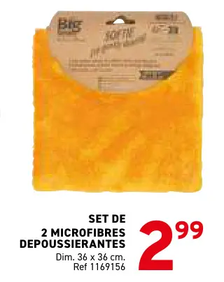 Offre: Microfibres depoussierantes