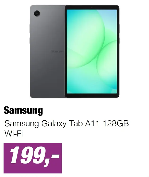 Aanbieding: Samsung Galaxy Tab A11 128GB Wi‑Fi