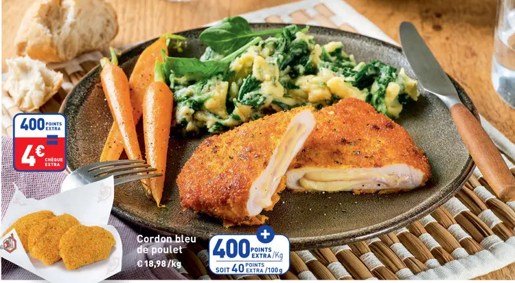 Offre: Cordon bleu de poulet