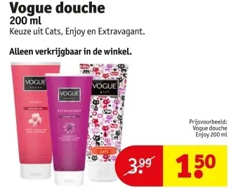 Aanbieding: Vogue douche