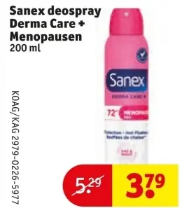 Aanbieding: Deospray Derma Care + Menopausen