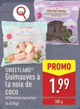Offre: Guimauves à la noix de COCO