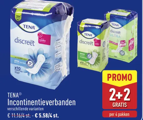 Promotie: Incontinentieverbanden