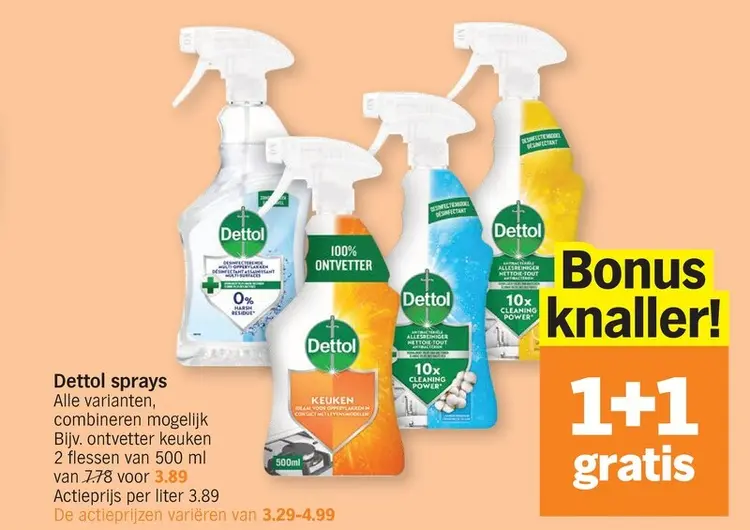 Promotie: Dettol sprays